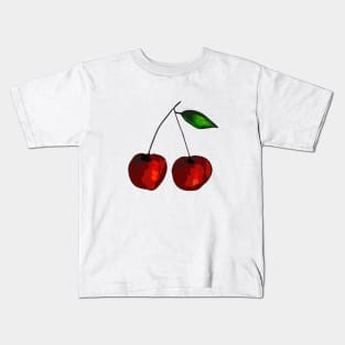 Cherry - Two Cherries - Cherry Twin Kids T-Shirt